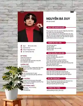 mẫu cv
