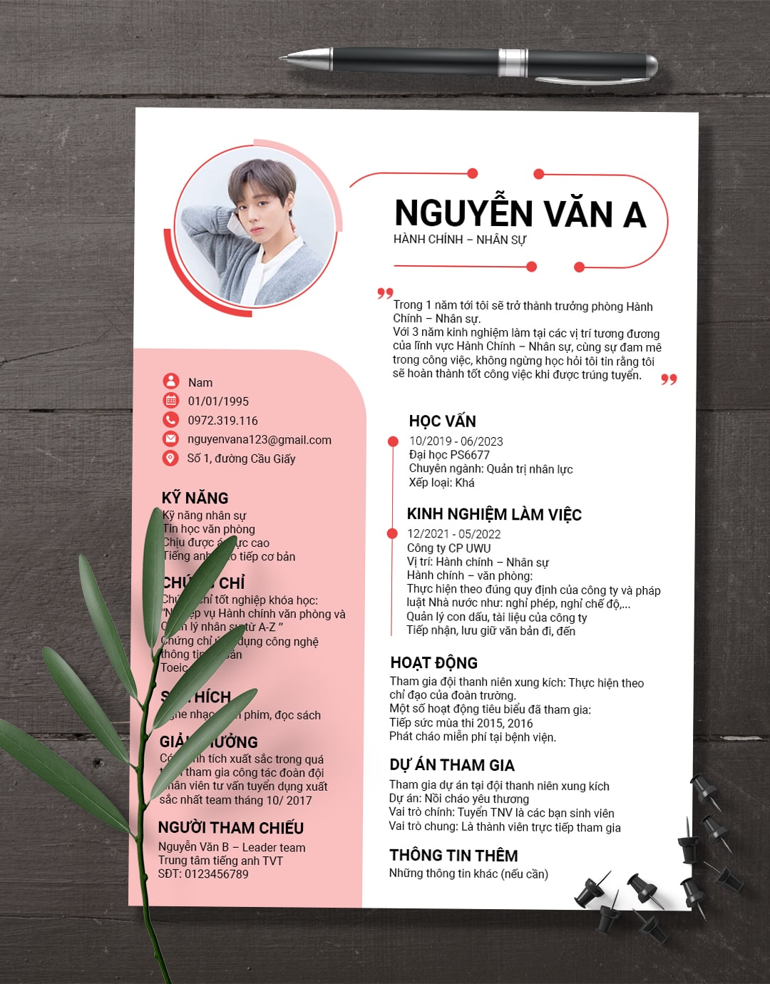 mẫu cv