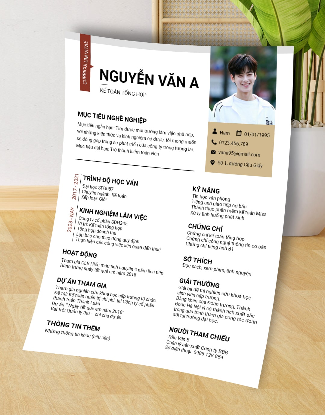 mẫu cv