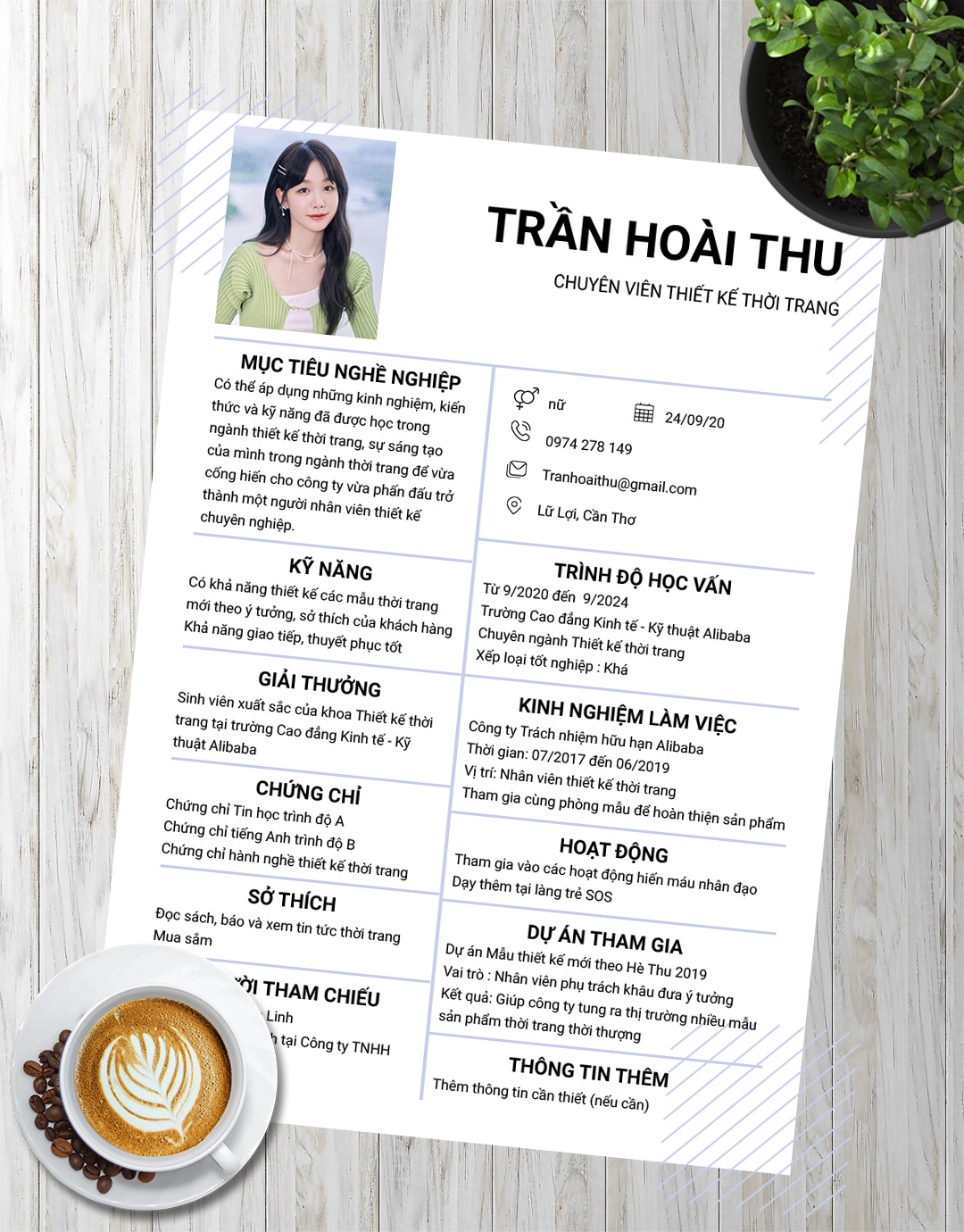 mẫu cv
