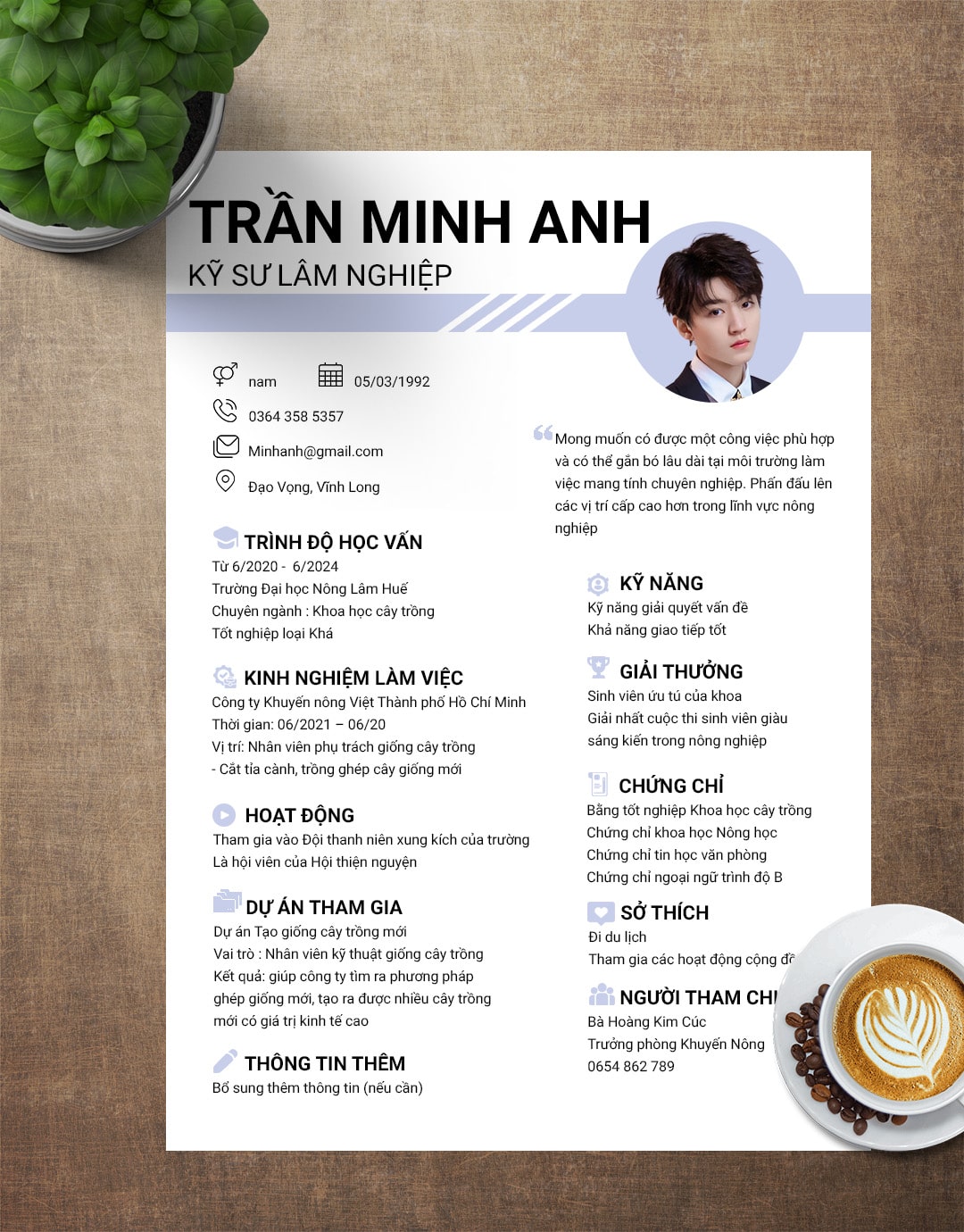 mẫu cv