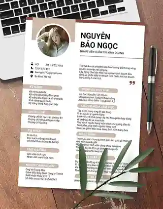 mẫu cv