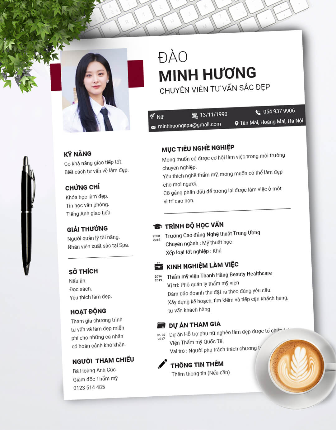 mẫu cv