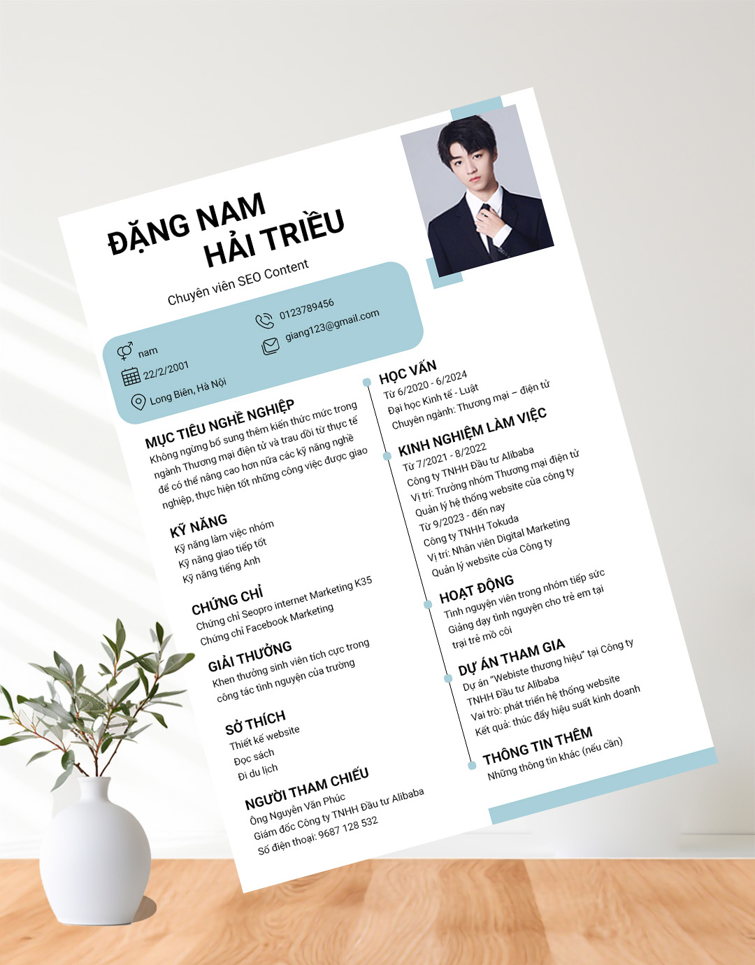 mẫu cv