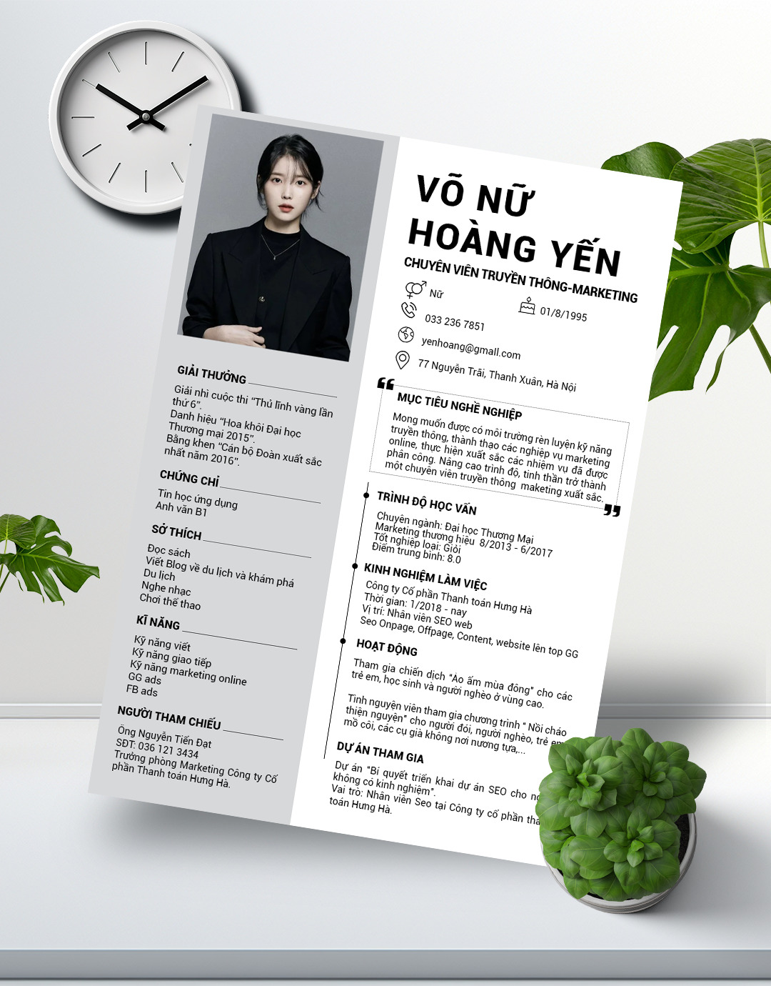 mẫu cv