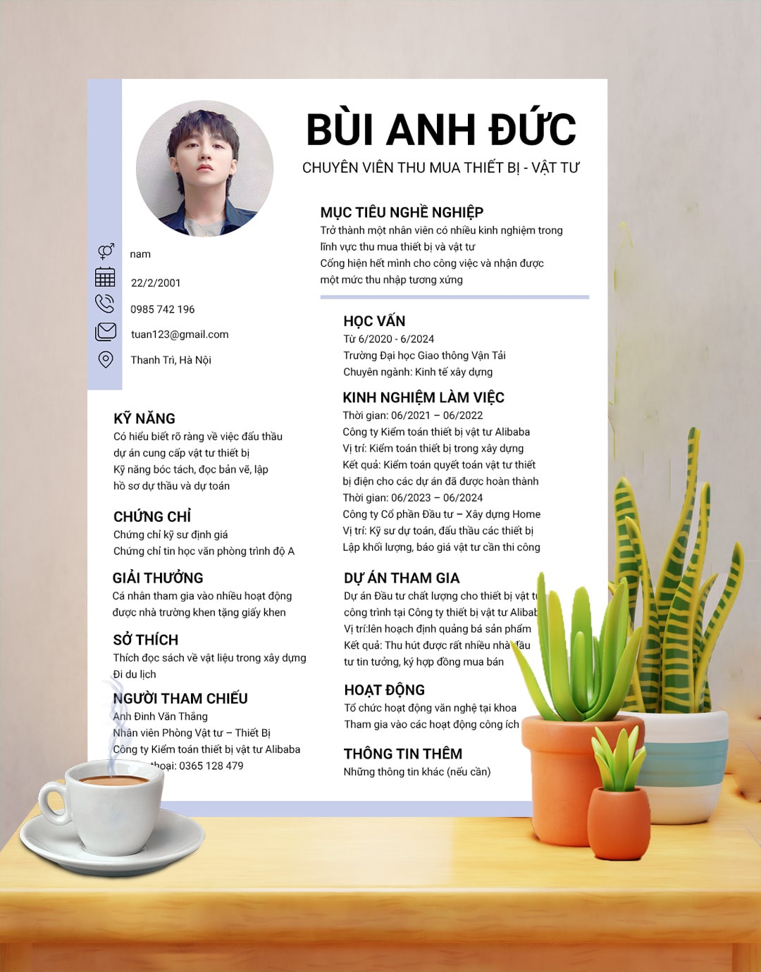 mẫu cv