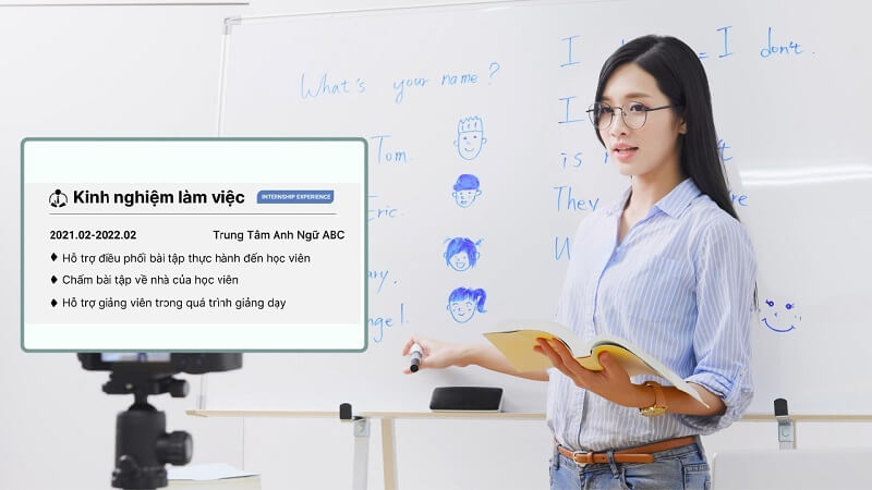 Viết kinh nghiệm trong CV