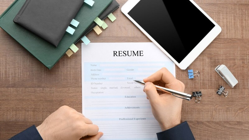 Lưu ý tạo resume chuẩn hình thức 