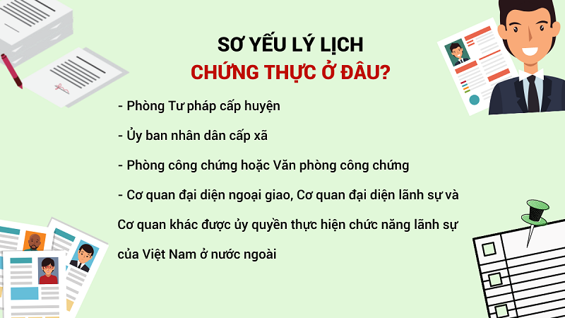 Nơi chứng thực sơ yếu lý lịch