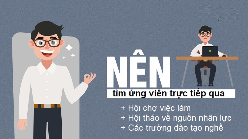 Tìm nguồn ứng viên trực tiếp